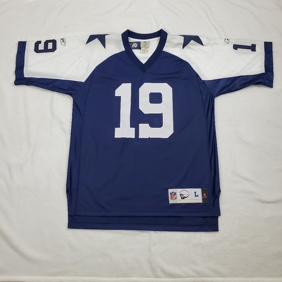 Signed Dallas Cowboys Miles Austin Reebok Navy Jersey - Picture 3 of 5